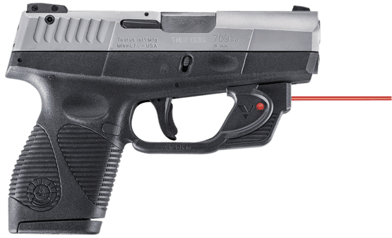 Viridian E-Series Red Laser Sight fits Taurus Slim 709/740 and is made of polymer material